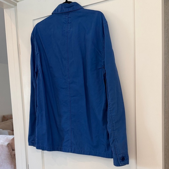 GAP Men's Classic Cobalt Blue Shirt Jacket - Picture 5 of 8